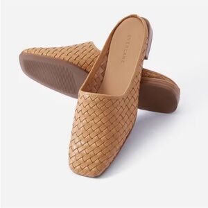Everlane The Woven Leather Mules size 9
